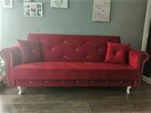 Wersalka Sofa Carmen Glamour rozkładana kryształ pinezka - 5