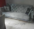 Zestaw Kanap Sofa wersalka rozkładana i nierozkładana kryszt - 6