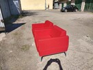 Fotel 2 sztuki niski czerwony Kraków - 4