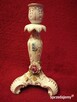 Stara niemiecka porcelana Świecznik sygn. Von Schierholz. - 7