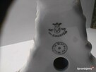 Stara niemiecka porcelana Świecznik sygn. Von Schierholz. - 6