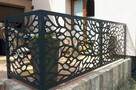 Balustrada balkonowa i tarasowa CNC na wymiar, aluminium, st - 15