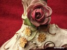 Stara niemiecka porcelana Świecznik sygn. Von Schierholz. - 12