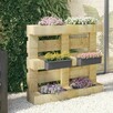 Doniczki do palet, 12 szt., szare, 36x13,5x9,5 cm, PP vidaXL - 2