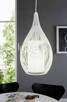 Lampa Biała wisząca żyrandol Eglo Razoni sufitowa sufit - 7