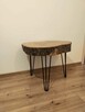 Stolik kawowy plaster drewna zywica duzy Krakow - 5
