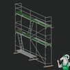 Telka 100 m² UNICO73 Rusztowanie ramowe - 2