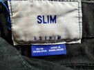 Czarne spodnie jeansowe Denim Slim - 2