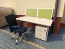 Biurko stół biurowy biały 160x80 - 5