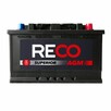 Akumulator RECO AGM RA58080 12V 80Ah 800A Start&Stop - 2