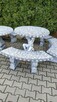 Betonowe meble ogrodowe tarasowe komplet ogrodowy zestaw - 3