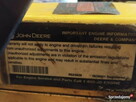 Silnik John Deere turbo 4045 pompa kołem ładowarka traktor - 7
