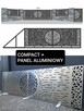 Brama przesuwna 4m wypełnienie panel aluminiowy, inne modele - 2