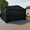 Garaż blaszany drewnopodobny 6x6 6x3 4x4 - 13