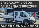 Fiat Ducato Skrzynia fabryczna 3300X2000 140KM 7-osob. Hak Od ręki ! Niska Cena - 1