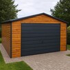 Garaż blaszany drewnopodobny 6x6 6x3 4x4 - 16