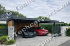 Seria PROFI – wiata stalowa 6x6 garażowa | carport |