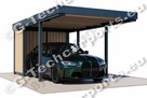Seria PROFI – wiata stalowa 6x6 garażowa | carport | - 6