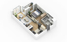 Wiosenna promocja-Apartament 43,01 m2 | 2 pokoje - 1