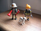 Playmobil - figurki 5942 Strażacy z psem + trzy pojedyncze - 4