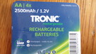 Nieużywany zestaw 4 akumulatorków NI-MH 1,2V/1000mAh TRONIC - 9