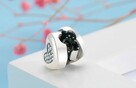 Pandora Charm Moments koral serce love miłość klips cyrkoni - 2