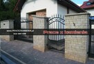 Ogrodzenie z kamienia naturalnego, płot z piaskowca, mur - 4