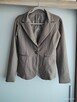 Elegancka marynarka damska, khaki fango brązowa, roz. M - 6