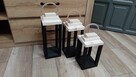 Lampion drewniany LOFT wyrób STOLARSKI produkt polski 3szt - 4