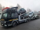 MERCEDES -ATEGO-MERSCH-AUTOTRANSPORTER NA 5 AUT! BDB STAN MECHANICZNY - 2