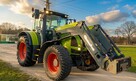 Ciągnik rolniczy Claas Ares 697 ATZ + ładowacz Quicke Q65 + - 2