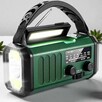 Radio awaryjne z powerbankiem i latarką – solar / dynamo / USB - 2