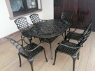 Meble Ogrodowe Aluminiowe zestaw 6 - osobowy