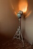 Lampa podłogowa teatralna PRL Vintage loft - 8