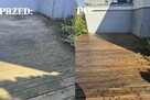 Czyszczenie kostki brukowej oraz tarasów drewnianych