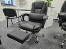 Fotel biurowy pneumatyczna regulacja + podnóżek