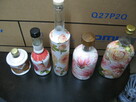 Butelki ręcznie zdobione po alkoholu- rękodzieło + bonus