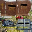 Malowanie, renowacja liter na nagrobku - 2