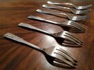 Widelczyki platerowane do ciast i łyżeczka HEFRA. - 7