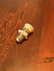 Złodziejka stara przedwojenna żarówka gwint E27 porcelanowa - 6