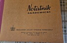 Zabytkowy zeszyt akademicki PRL. - 5