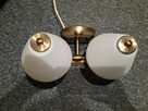 Lampa, kinkiet podwójny PRL - 3