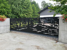 brama przesuwna - brama skrzydłowa , ogrodzenie ,furtka CNC - 4