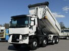 Renault C 460 Comfort 8X4 Wywrotka TYLNOZSYPOWA MEILLER KIPPER P436 HALFPIPE 16/18m3 Hydrauliczna bu - 4