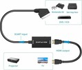 Konwerter Adapter Przejściówka Euro Scart HDMI Playstation - 6