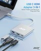 Adapter HUB USBC HDMI USB3.0 przejściówka rozdzielacz