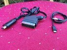 Adapter kabel przewód przejściówka Euro Scart HDMI konwerter - 4