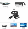 Adapter kabel przewód przejściówka Euro Scart HDMI konwerter - 5