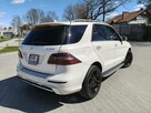MERCEDES ML 350 BENZYNA BIAŁA PERŁA JASNE WNĘTRZE OKAZJA - 4