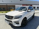 MERCEDES ML 350 BENZYNA BIAŁA PERŁA JASNE WNĘTRZE OKAZJA - 1